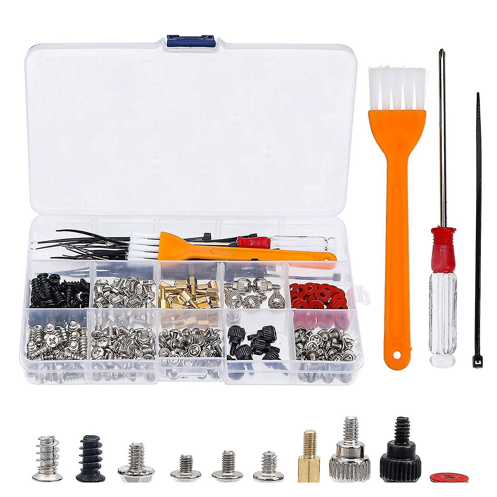 330-teiliges Set Mit Montageschrauben Für Desktop-gehäuse + Kabelbinder