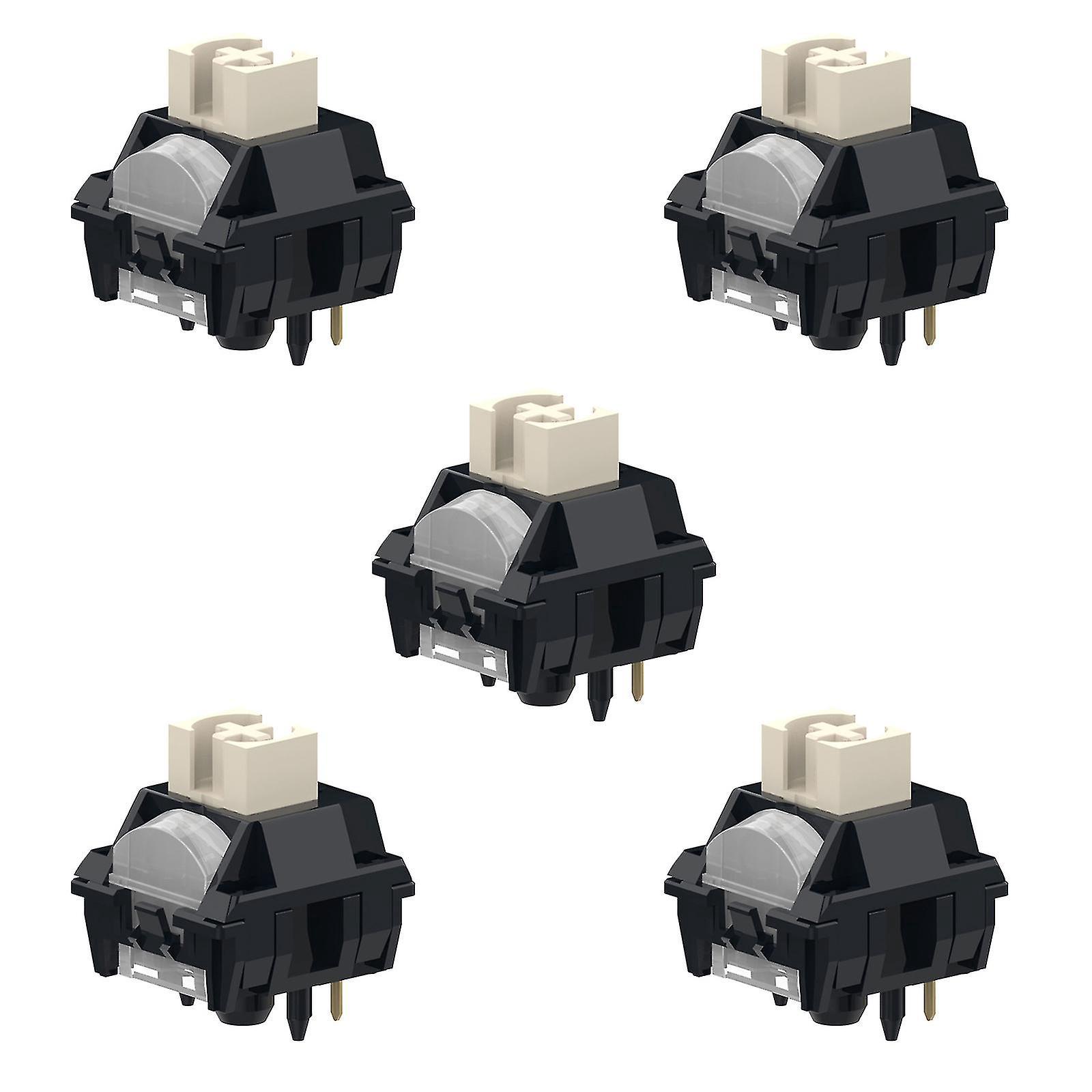 Ttc Hey Switches Linearschalter, 5 Pins, 58 G Auslösekraft, Nylon, Leichtgängig, 5 Stück
