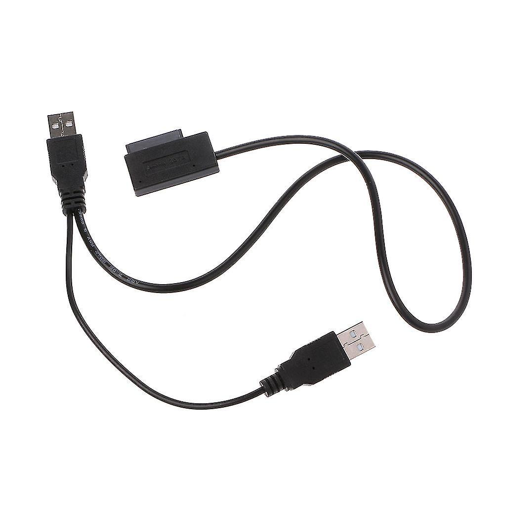 Usb 2.0 Auf 7,6/13-pin Sata Adapterkabel Mit Externem Netzteil