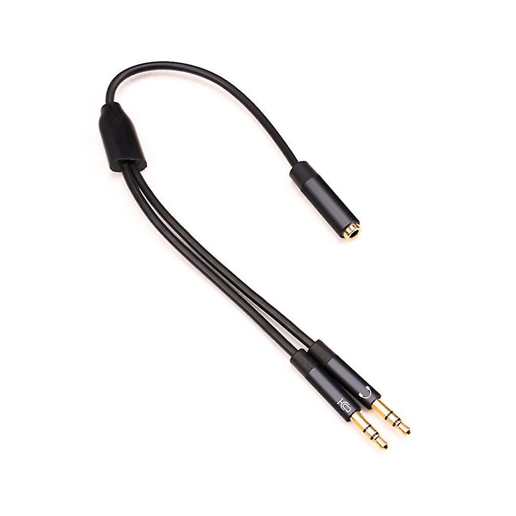 Audio-adapter-splitterkabel, Buchse Auf 2 Stecker Für Tragbare Geräte Mit 3,5-mm-anschluss