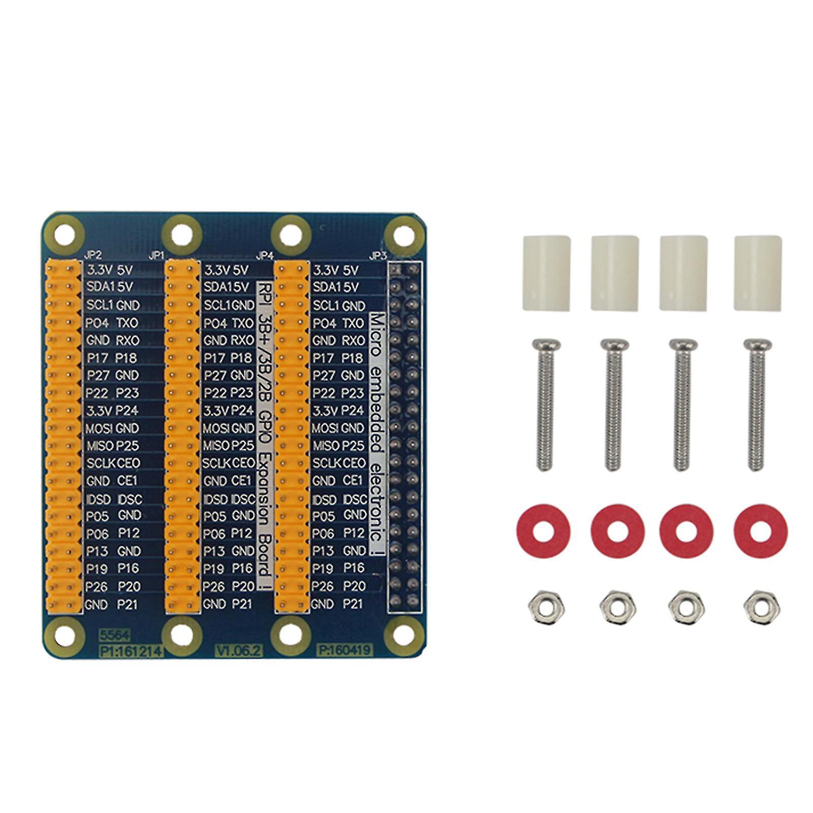 Gpio-erweiterungsplatine Für Raspberry Pi 4 B (auch Für Raspberry Pi 4b, 3b/3b+)