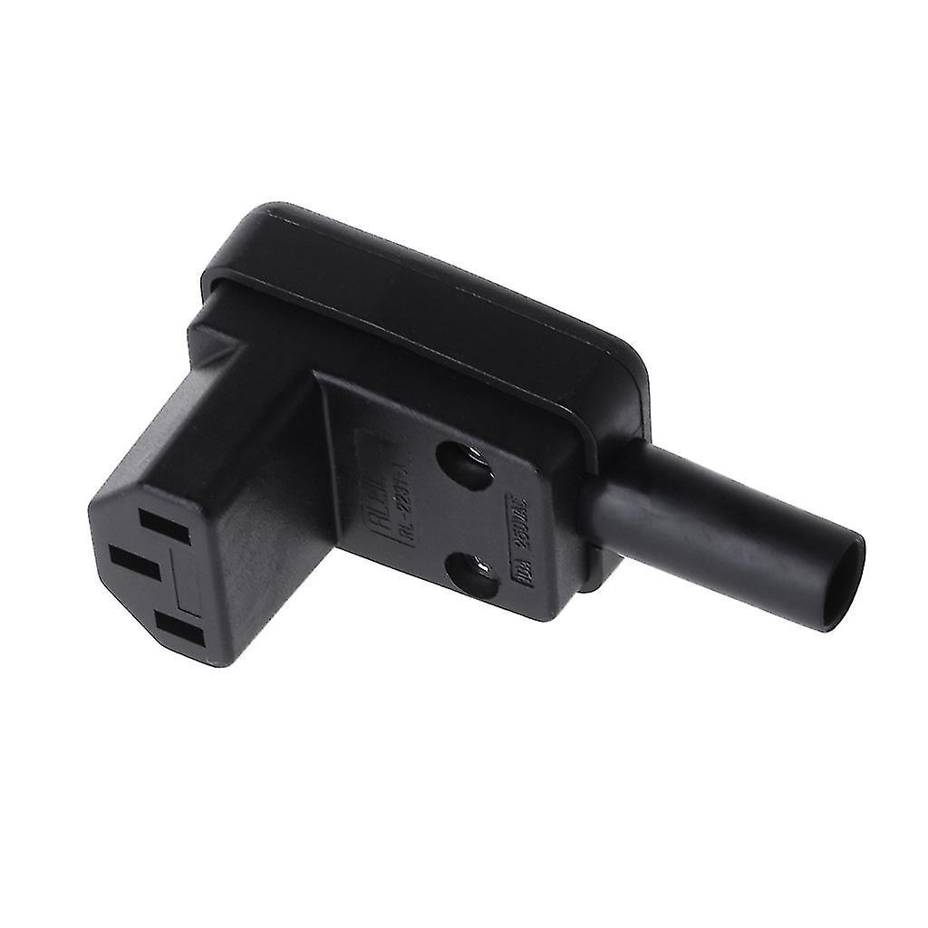 C13 Netzstecker Iec 320 90° Winkel, Wiederverwendbarer Kabelanschluss, 250 V, 10 A, C13 Buchse