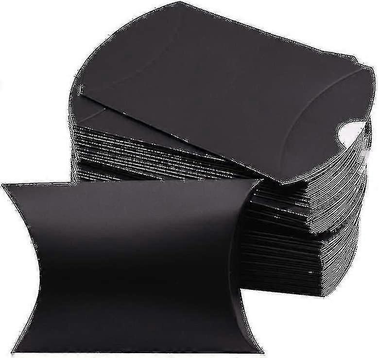 100er-packung Kreative Kissenboxen Für Hochzeiten, Süßigkeiten-geschenkboxen-black