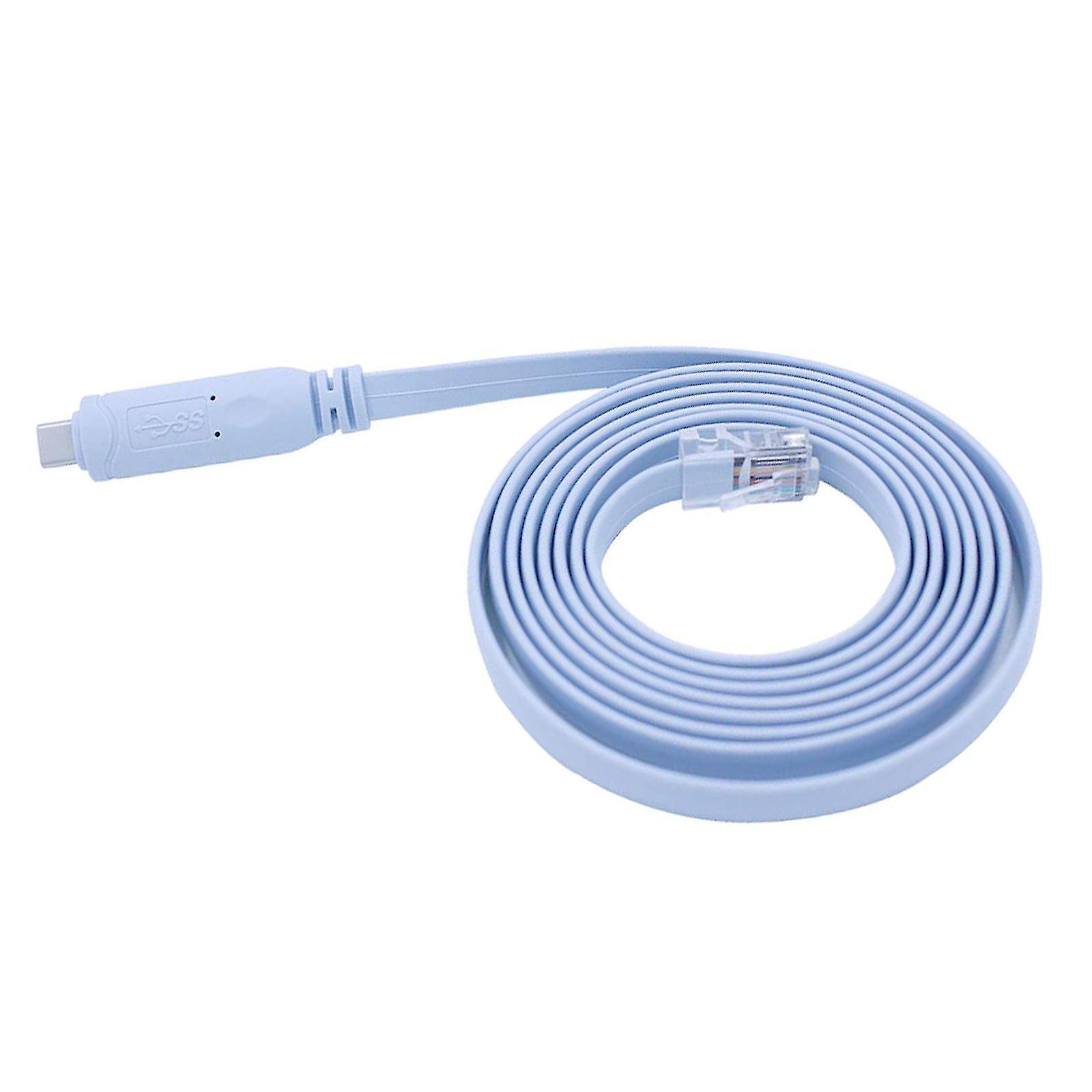 Usb-c-konsolenkabel, 1,8 M, Speziell Für Computer Mit Typ-c-schnittstelle (rj45 8c8p)