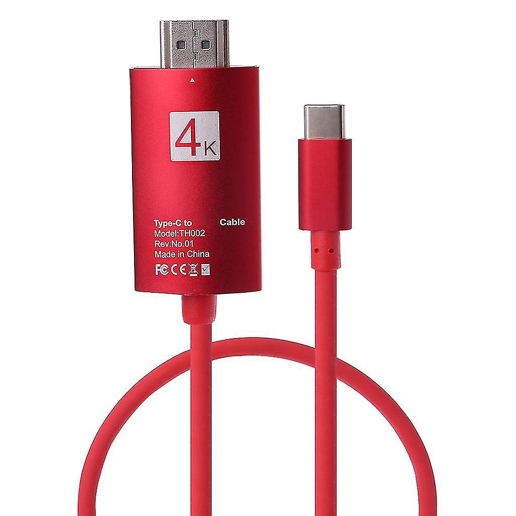 Usb-c-auf-hdmi-kompatibles Kabel, Unterstützt 4k Bei 30 Hz, High-speed-usb-3.1-kabel