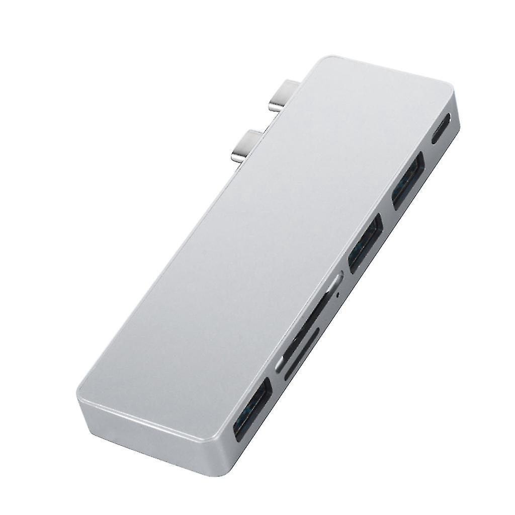 Intelligente Dual-usb-c-dockingstation Mit Schnellladefunktion Und 6 Usb-3.0-anschlüssen In Einem