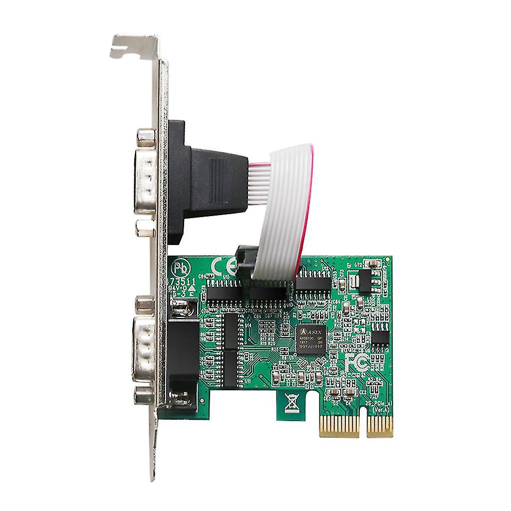 Pcie 2-port-seriell-erweiterungskarte Auf Industriellen Rs232-port-adapter Ax99100-chip