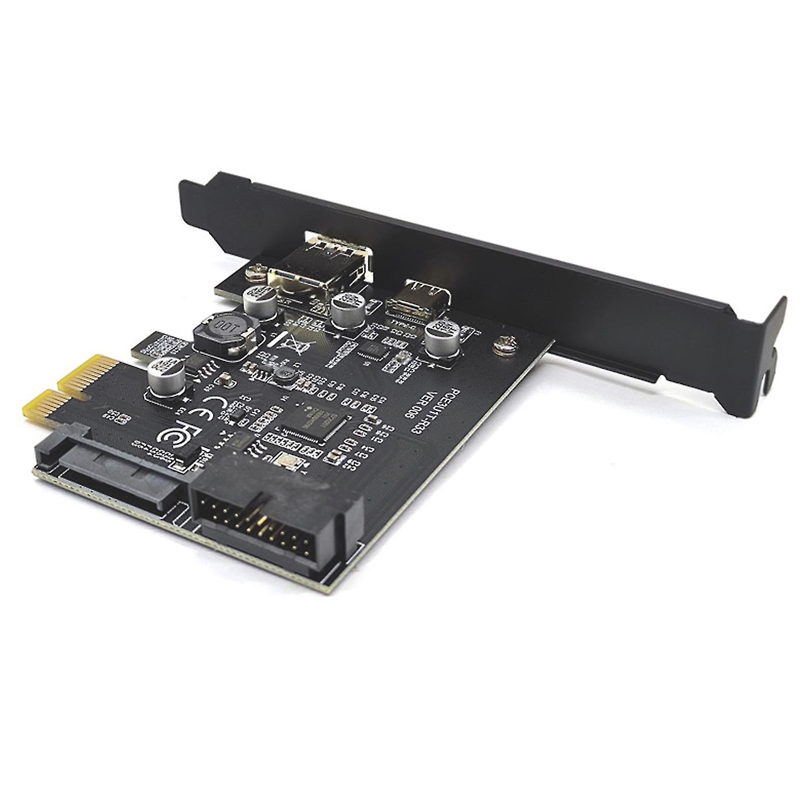 Usb 3.0 Typ-c Pc-frontgehäuse-adapterkarte Typ C Auf Pcie X1 X4 X8 X16 Konverter