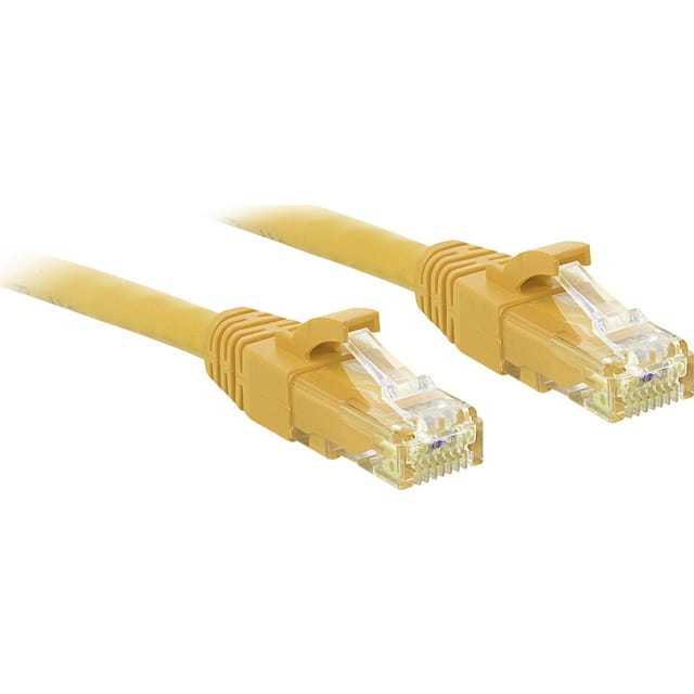 Lindy patch cable - 30 cm - yellow - Gelb - 0.3m