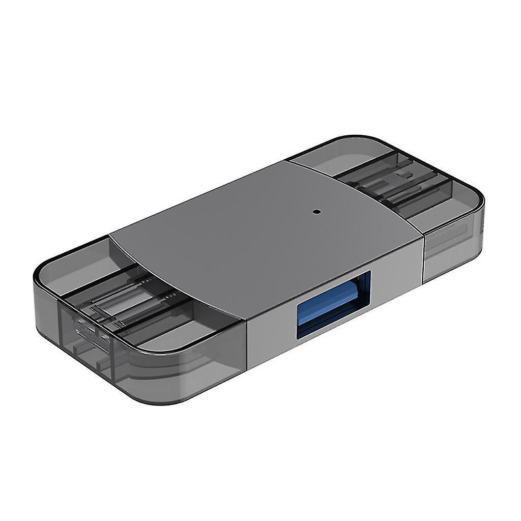 Verbesserter Otg-adapter Aus Metall Für 8-pin-mobiltelefone Und Tablets (type-c)