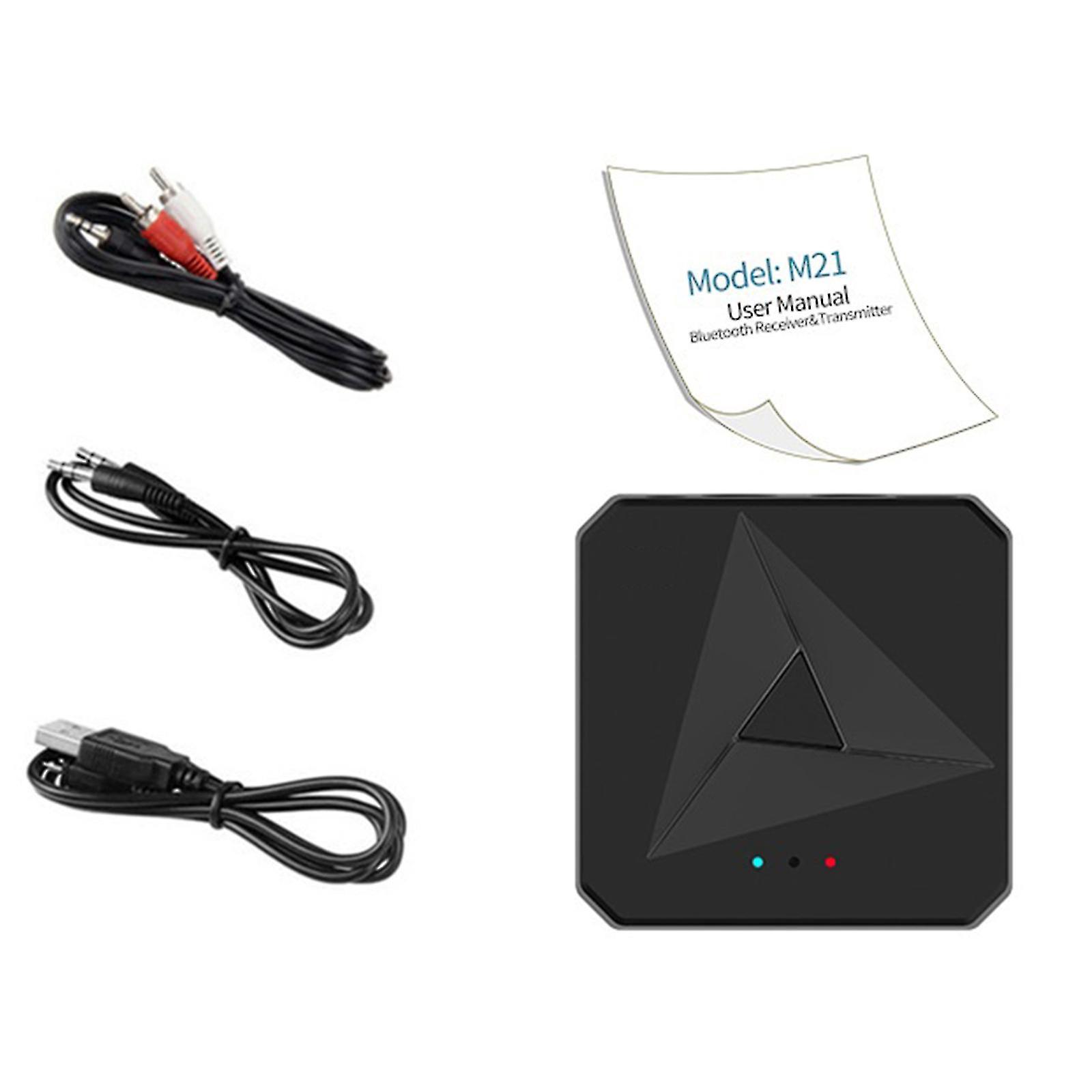 Bluetooth 5.0-adapter Mit 3,5-mm-klinkenstecker Und 2 Rca-anschlüssen, Nfc-unterstützung Für Audio-sender Und -empfänger