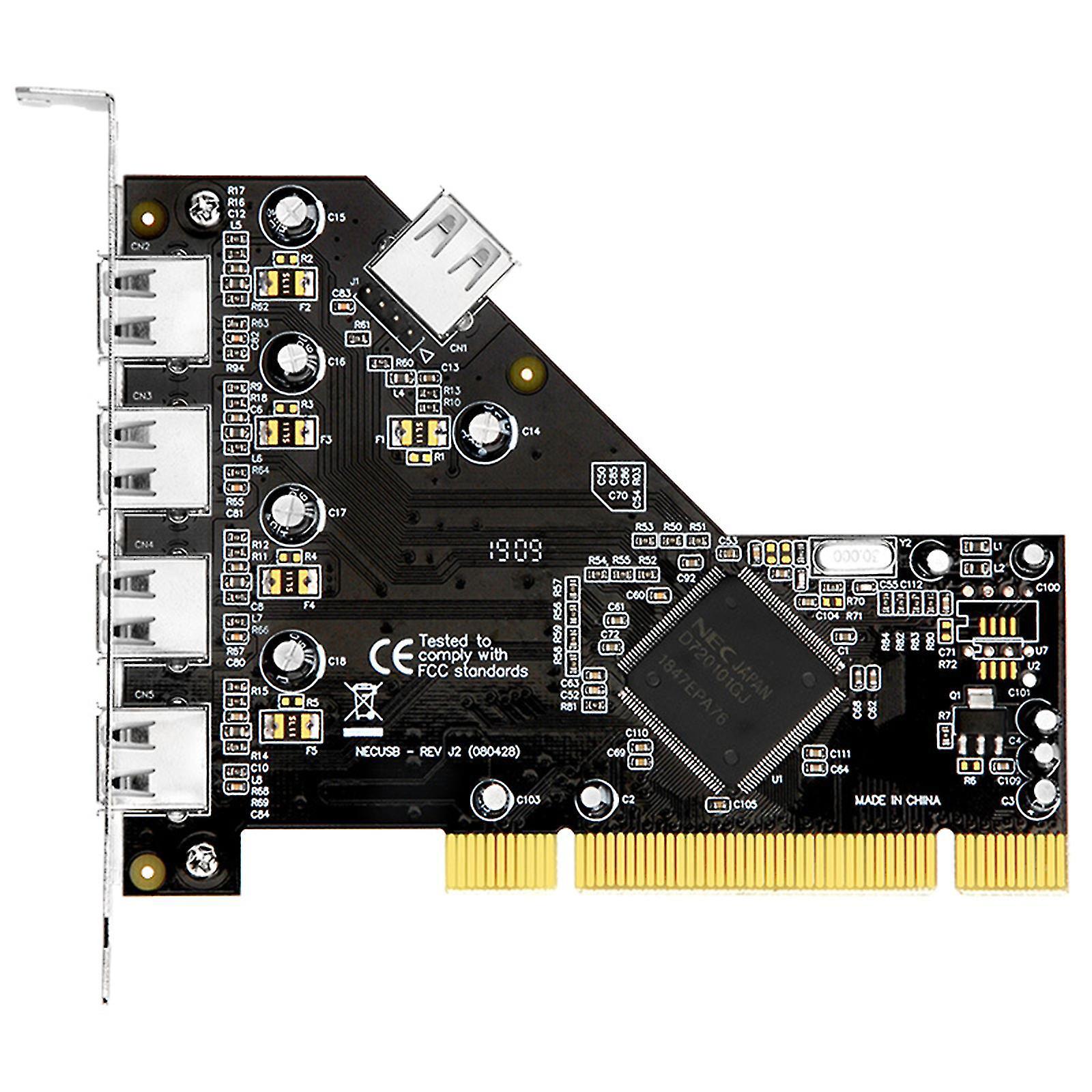 Pci-zu-usb-multiplikator-riser-adapter (pci Auf 5 X Usb 2.0) Für Desktop-pcs
