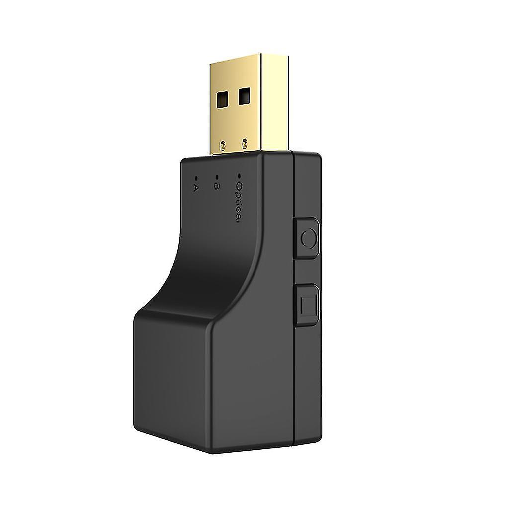 Bluetooth-kompatibler 5.0 2-in-1-audio-transmitter-adapter Mit Usb- Und Optischem Eingang