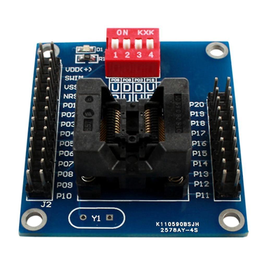 Stm8s 8l Tssop20 Brennsitzadapter Testsitz Testbuchse Downloader