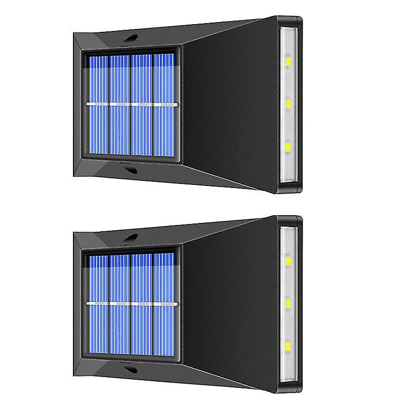 2 Stück Solar-wandleuchten