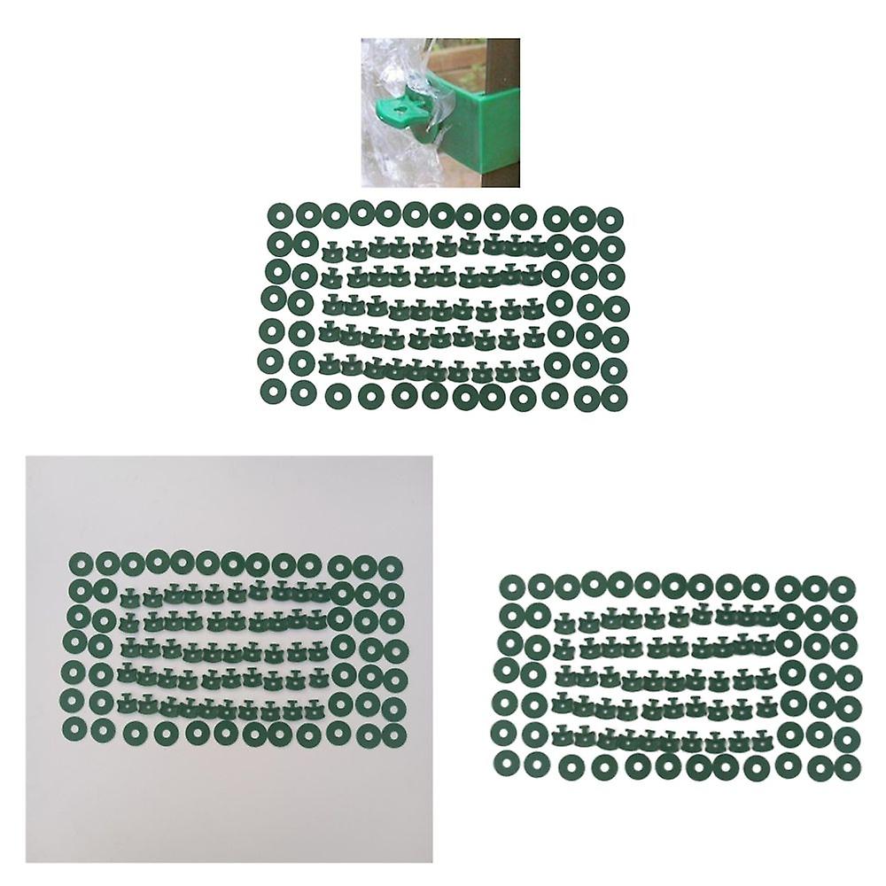 150x Kunststoff-gewächshaus-drehclip-unterlegscheiben Für Aluminium-gewächshäuser