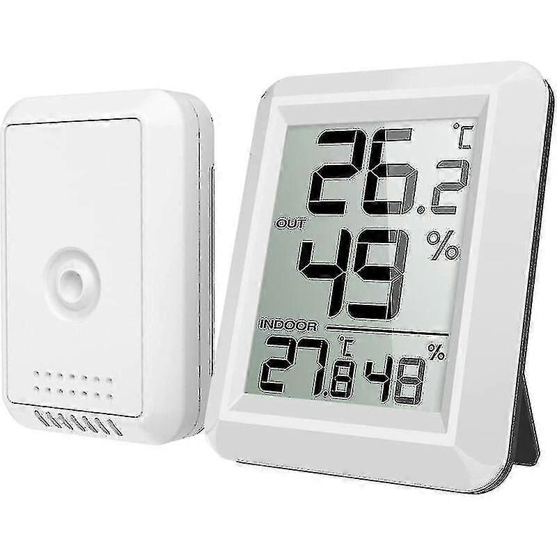 Innen- Und Außenthermometer, Intelligentes Thermometer Mit Drahtlosem Außensensor, Digitales Hygrometer-thermometer Mit Großem