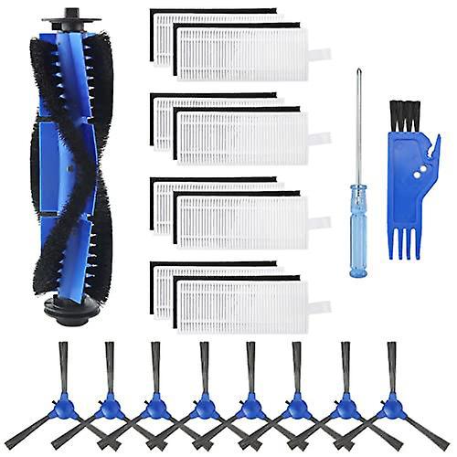 [ersatzteilset] 8 Seitenbürsten, 8 Filter, 1 Walzenbürste Für Eufy 11s, 12, 15c, 15t, 25c, 30, 30c, 35c Saugroboter