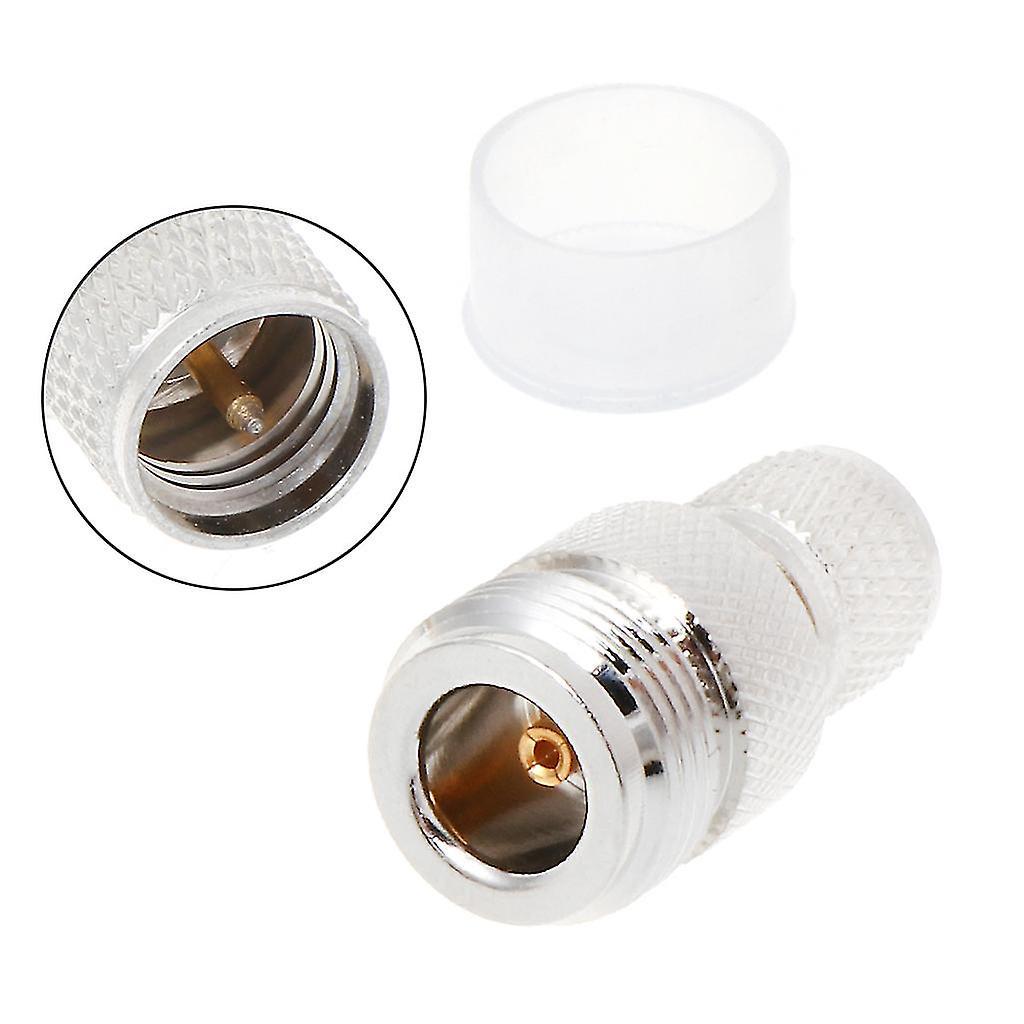 Uhf-stecker Auf N-buchse-klinkenstecker Hf-anschluss Antennen-koaxialkabeladapter