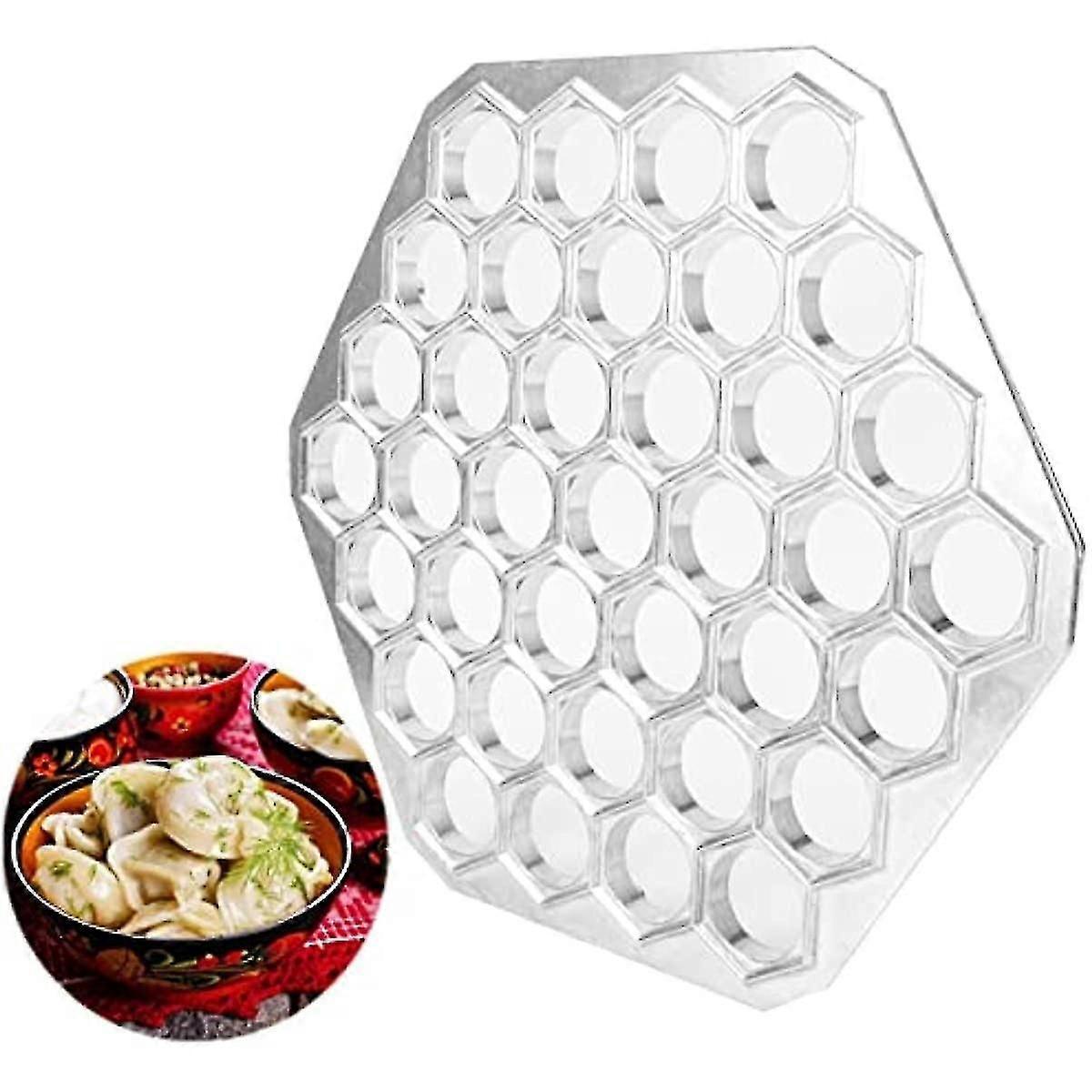 Teigtaschenform Für Wareniki Und Pelmeni Mit 37 Löchern, Russisch-ukrainisch, Metallform
