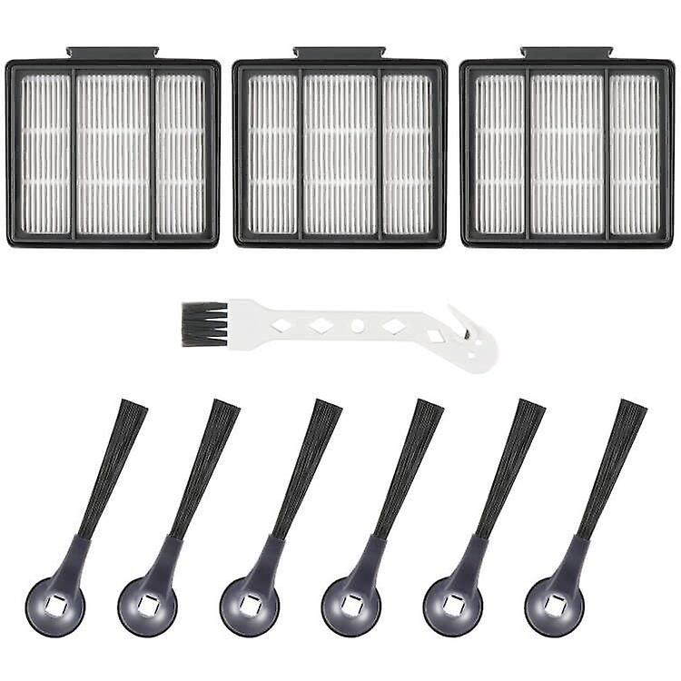 Techecook 6er-pack Shark Seitenbürsten & 3er-pack Rvffk950 Filter
