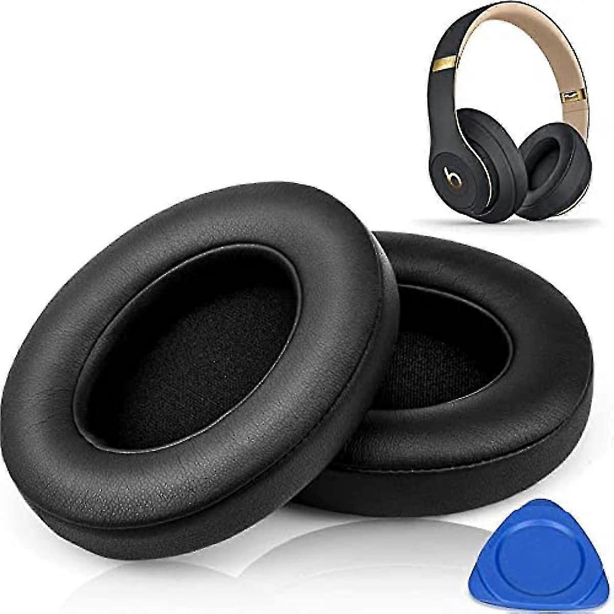Ersatz-ohrpolster Kompatibel Mit Beats Studio 20 & 30 (kabelgebunden/kabellos) B0500 B0501 Ohrpolster Aus Weichem Leder Mit Memory-effekt Und Geräuschisolierung