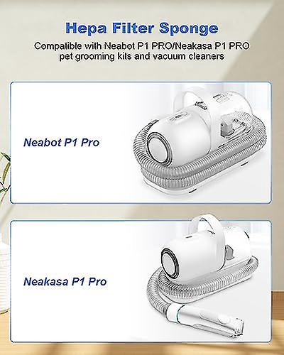 10 Stück Hepa-filterschwämme Als Ersatz Für Neabot/neakasa P1 Pro Tierpflege-sets & Staubsauger