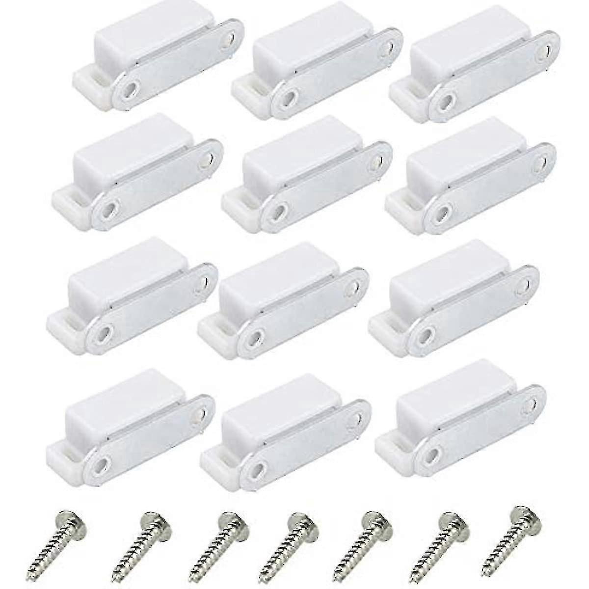 Magnetischer Türverschluss Für Schränke, 12-teilig + 52 Schrauben, Robuste Magnetverschlüsse, Küchenriegel, Kleine Möbelstücke, Kleiderschrank