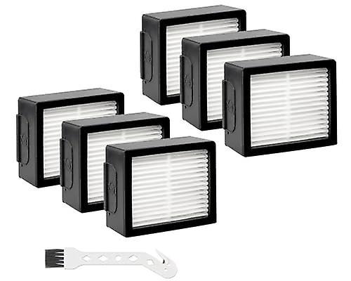 Techecook Roomba I3 I7 Staubsaugerfilter, 6er-pack Mit Bürste