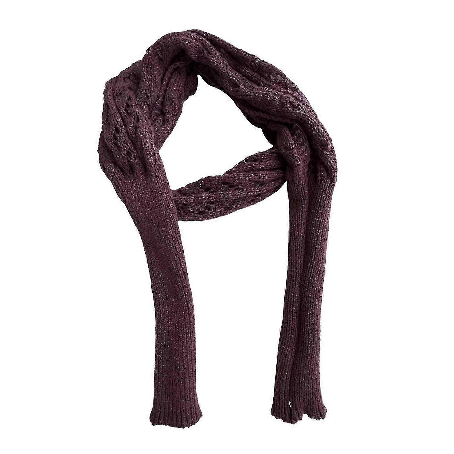 Stricktuch Mit Ärmeln, Einfarbig, Hohles Zopfmuster, Häkelmuster, Damen-schal, Boho-stil-jujube Red