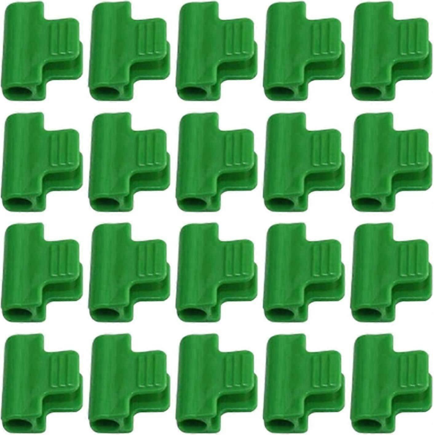 Packung Mit 20 Rohrschellen Für Gewächshausfolie, Reihenabdeckung, Netz, Tunnel, Bögen, Befestigungsclips, Gartenbedarf, Gewächshausrohrschelle Für 11 Mm Pflanzenstäbe