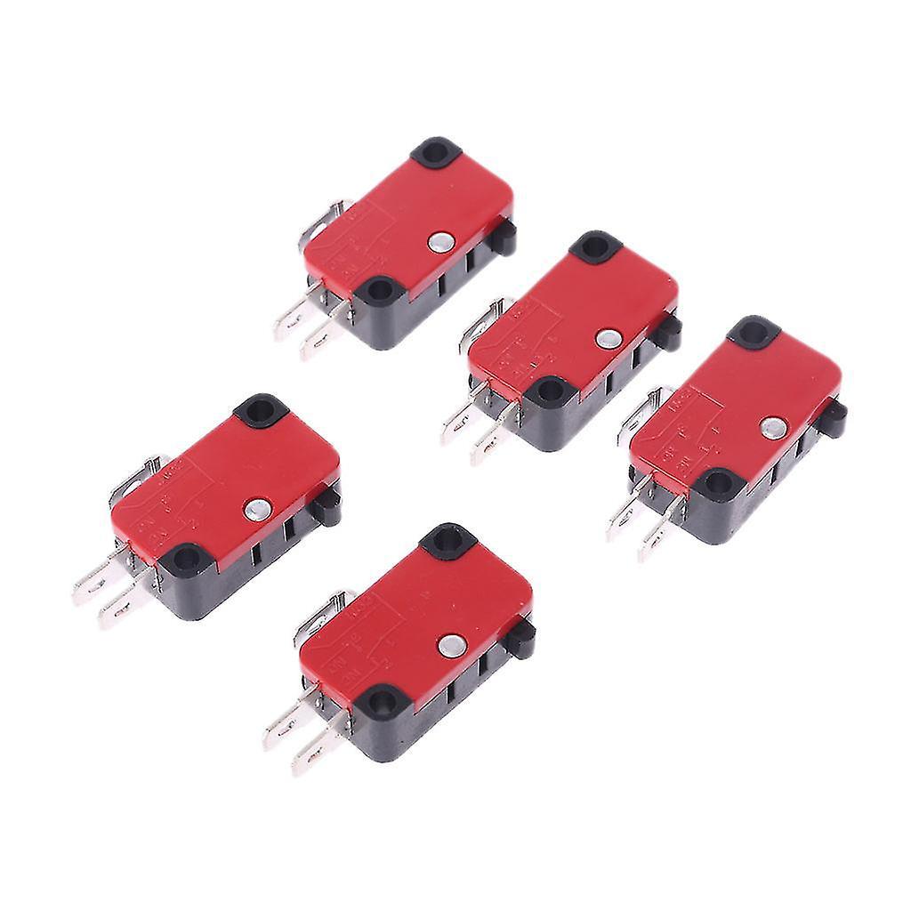 5 Stück 250 V 16 A Sicherheits-mikro-endschalter V-15-1c25 Rollenhebel-schnappschalter