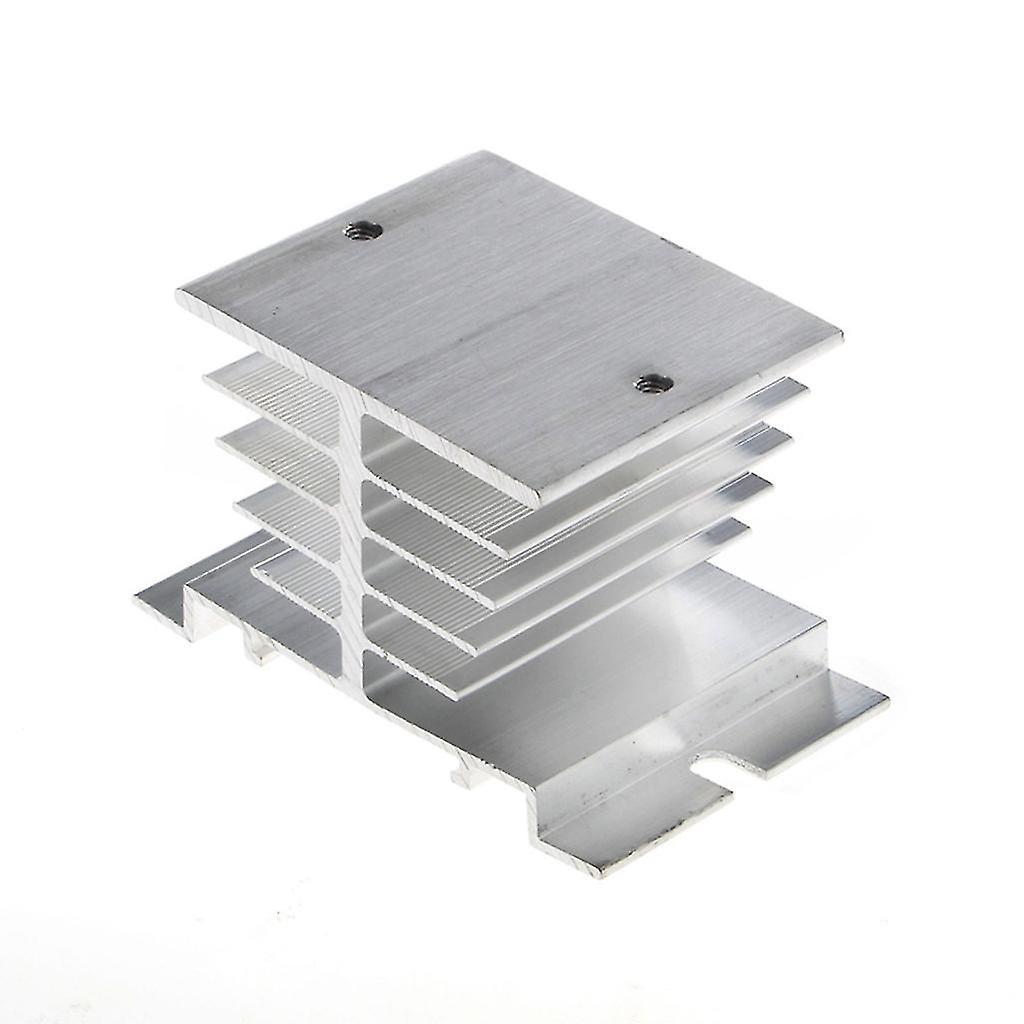 1 Stück Einphasen-halbleiterrelais Ssr-kühlkörper Aluminium-ableitradiator