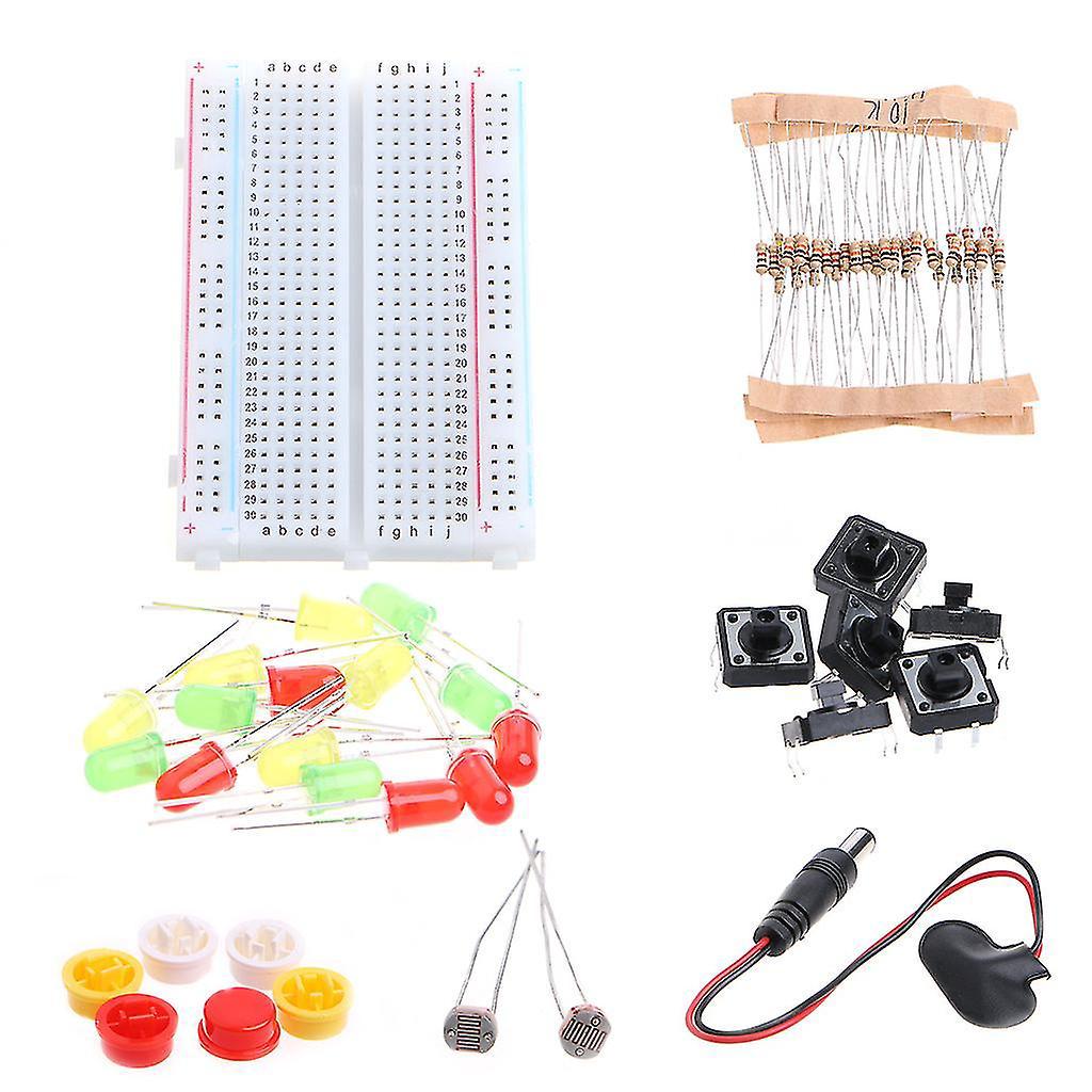 Starter-kit R3 Mini-steckbrett Led-jumperdraht-taste