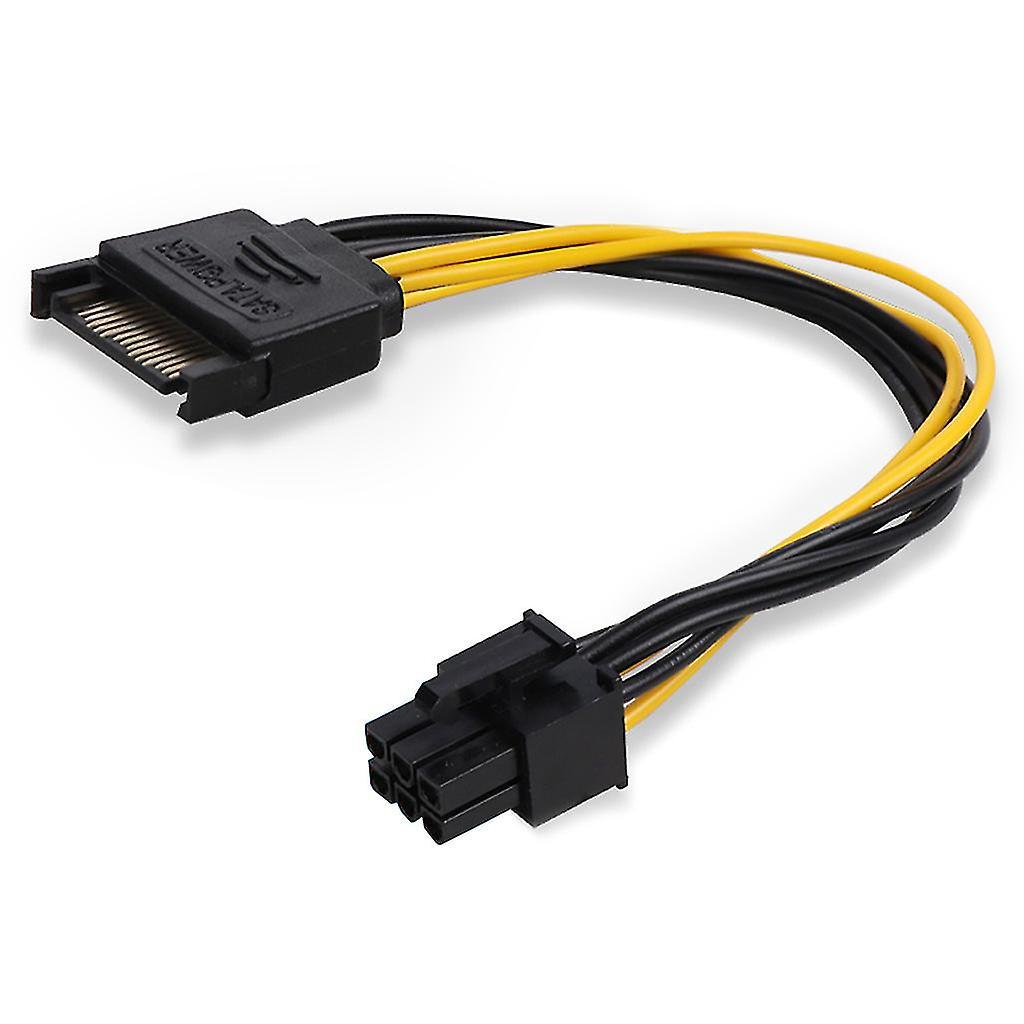 Sata 8-zoll 15-pin Auf 6-pin Pci Für Expresscard-stromkabeladapter