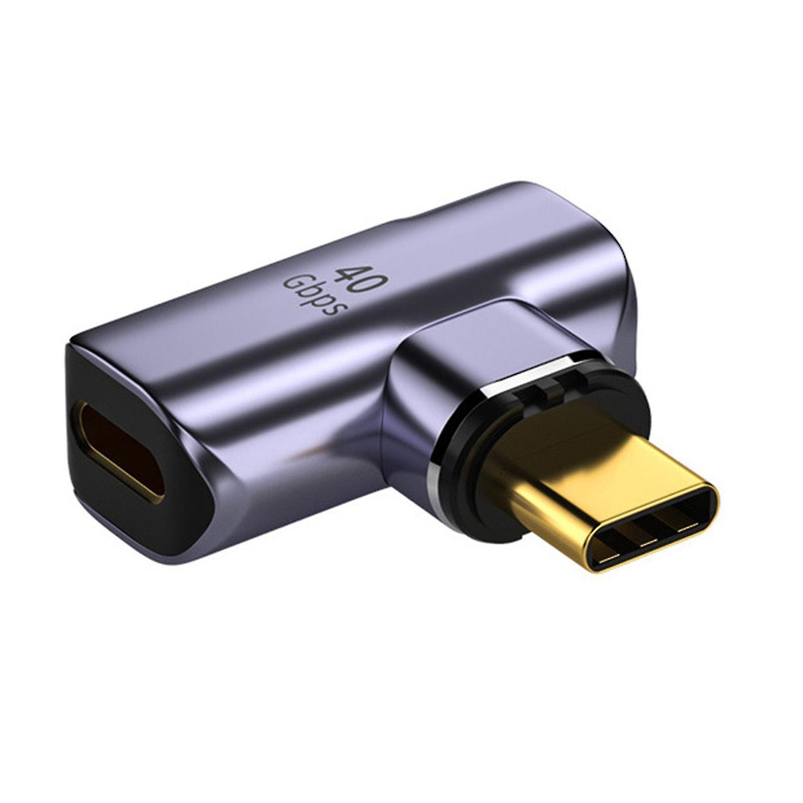 Usb-c Auf Usb-c 40 Gbit/s 100 W Schnelllade-magnetkonverter Für Handy Und Laptop