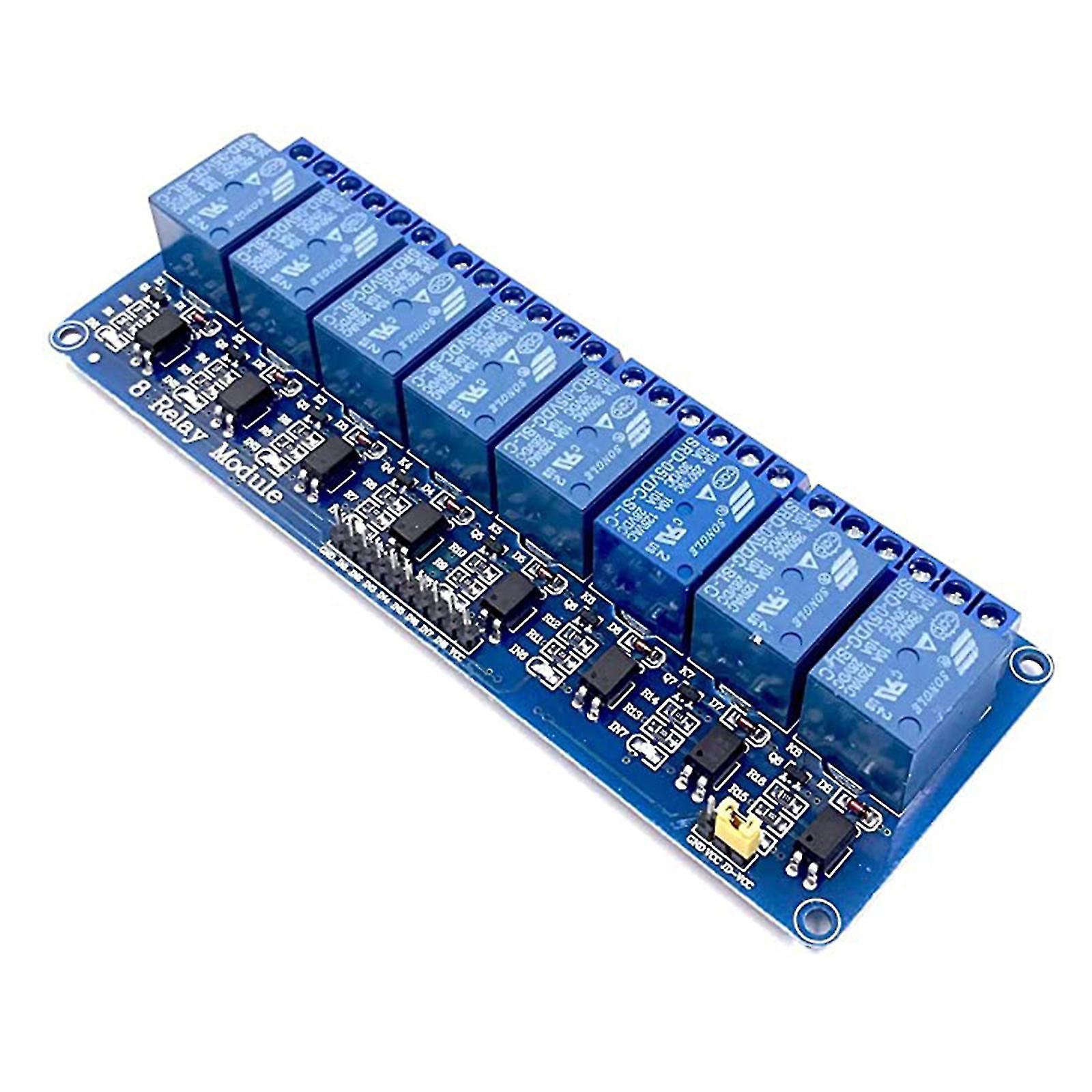 5v 8-kanal-relaismodul Mit Optoisolierter High- Und Low-pegel-triggerung, 8 Wege
