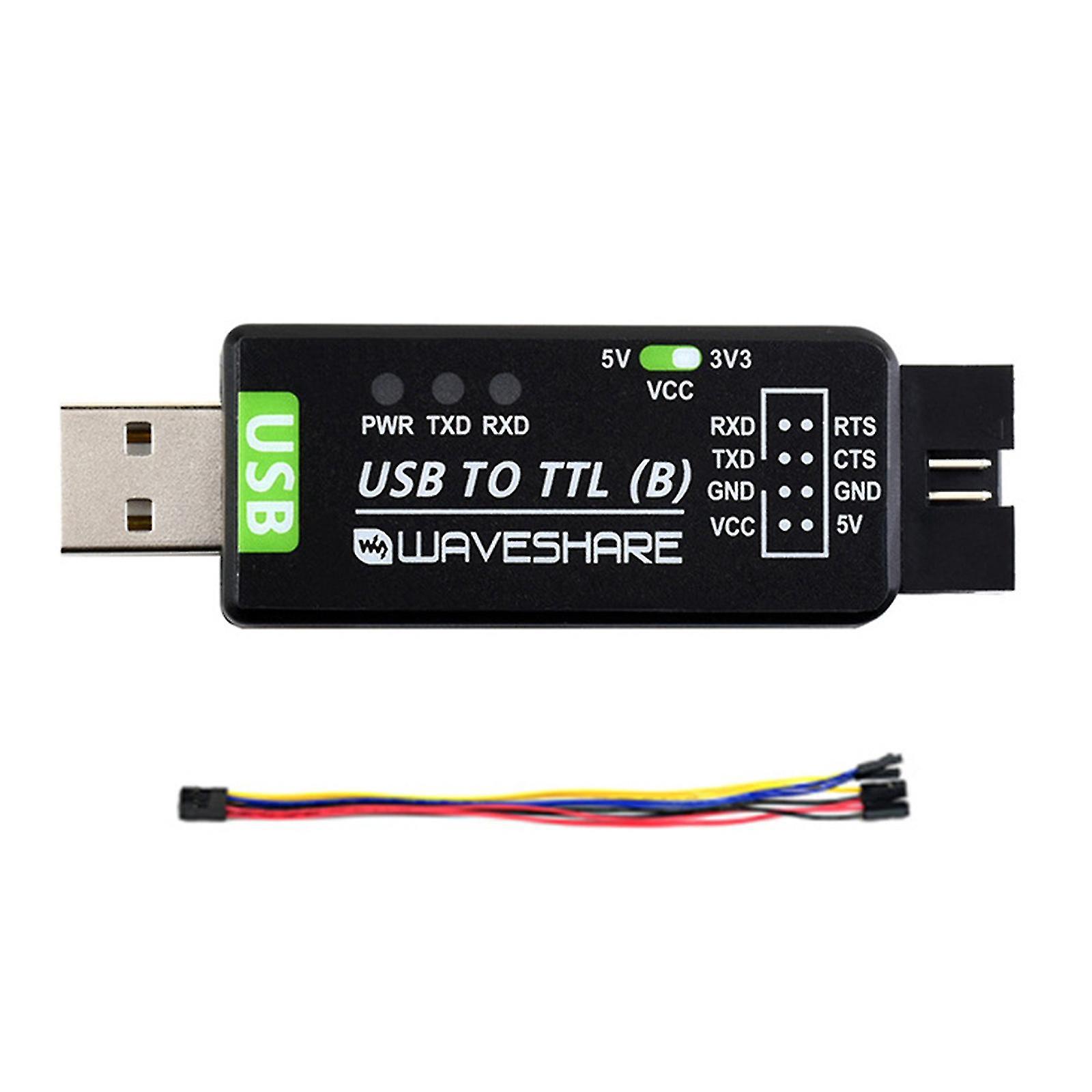 Usb Tottl Ch343g Serieller Konverter-adaptermodul Mit Schutzschaltung 5v/3,3v