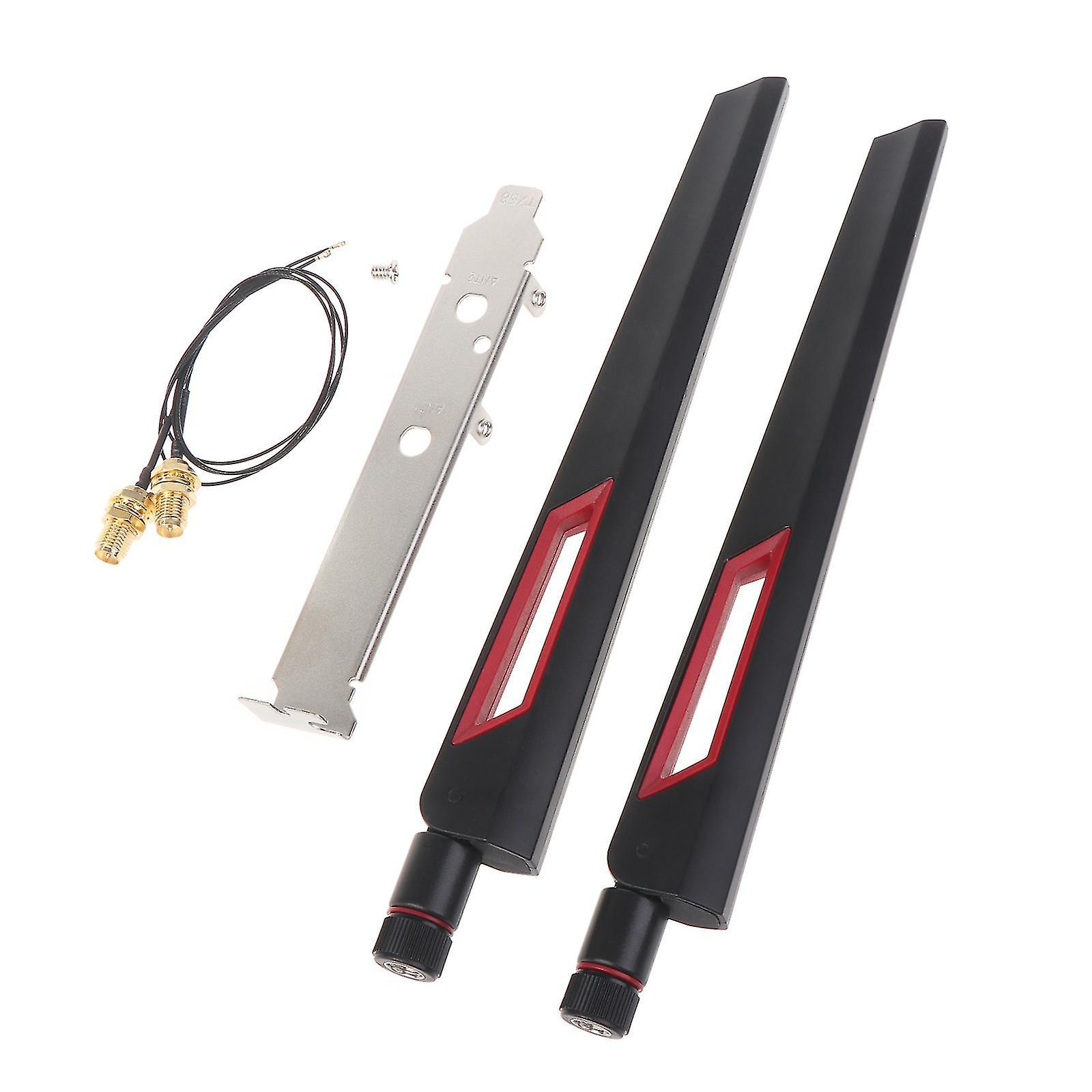 2,4-ghz- Und 5-ghz-dualband-wlan-antenne Mit Rp-sma-stecker + 20 Cm Langes Rp-sma-ipex-mhf4-kabel