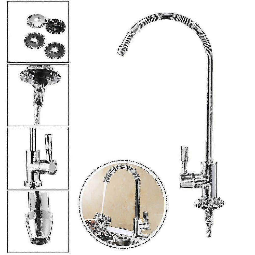 Küchenarmatur Mit 1/4-zoll-umkehrosmoseanlage Für Trinkwasser
