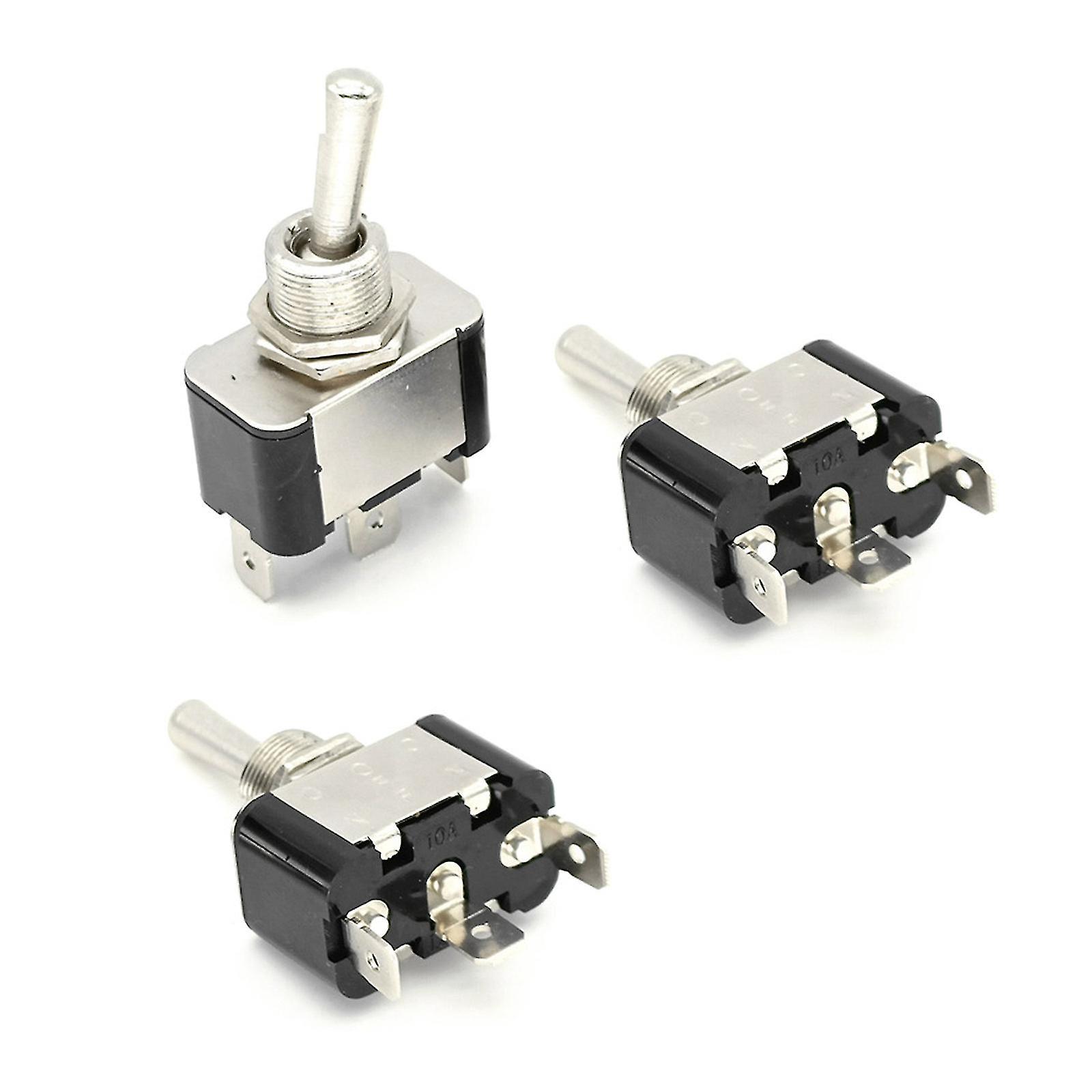 Stück Miniatur-ein/aus-kippschalter, Kleine Spst-schalter, Hochleistungs-10-a-3-pin-schalter