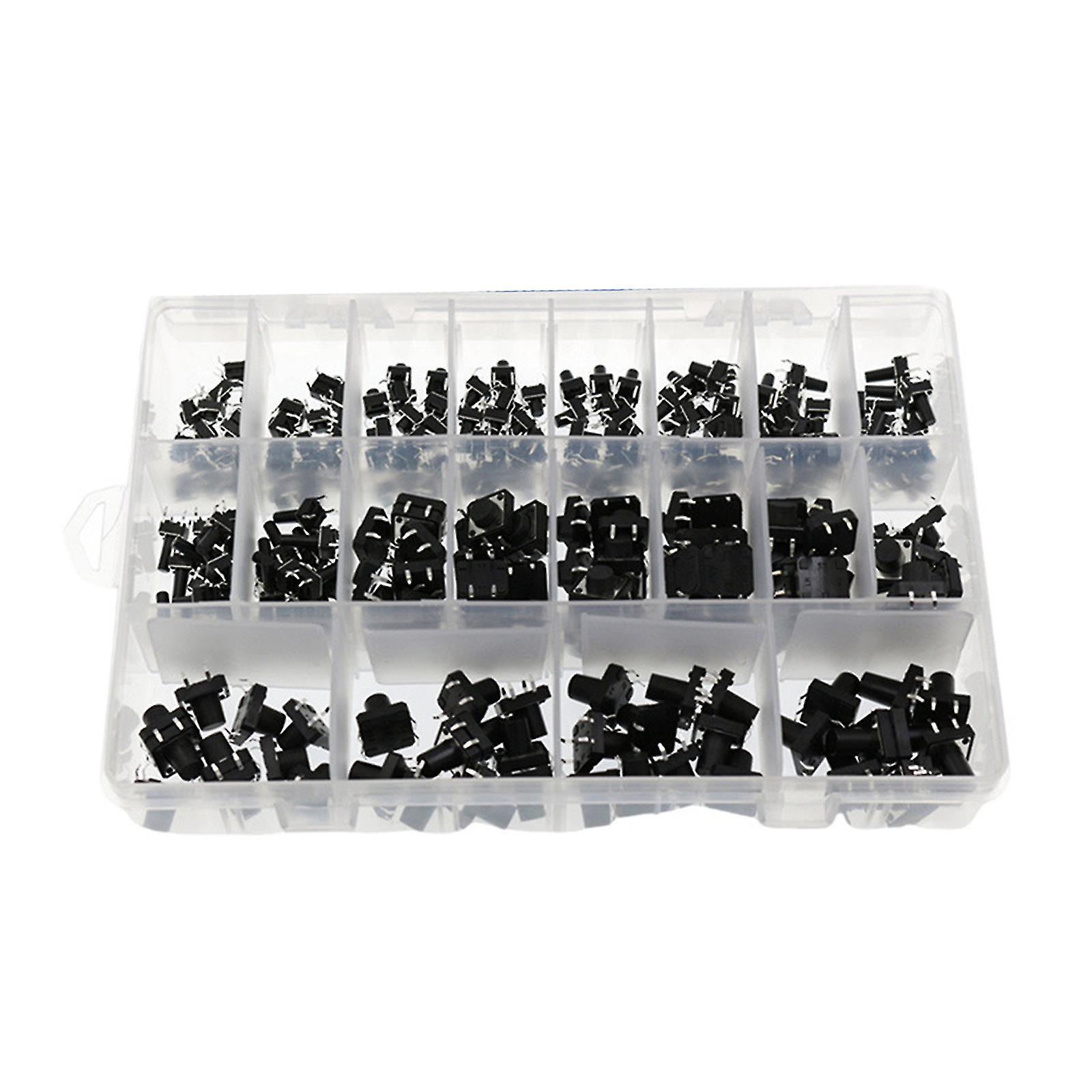250 Stück 4-polige Pcb-taster (momentan-taster) 6x6 Mm 12x12 Mm