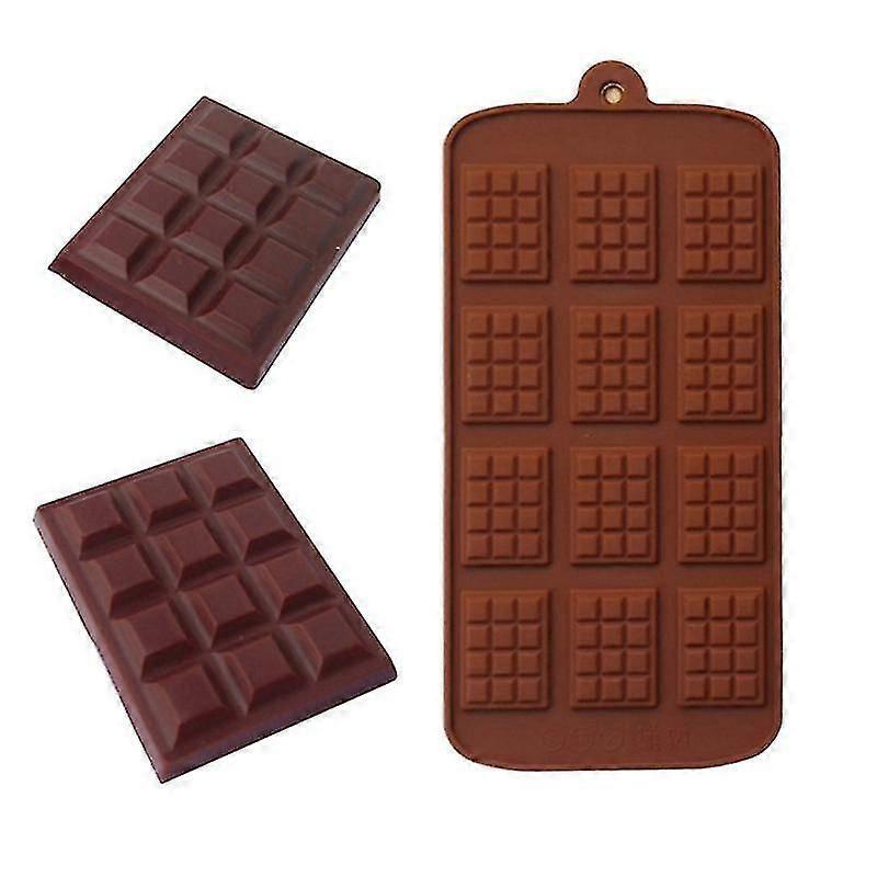 Mini Waffle Chocolate Molds, 12 Cavity