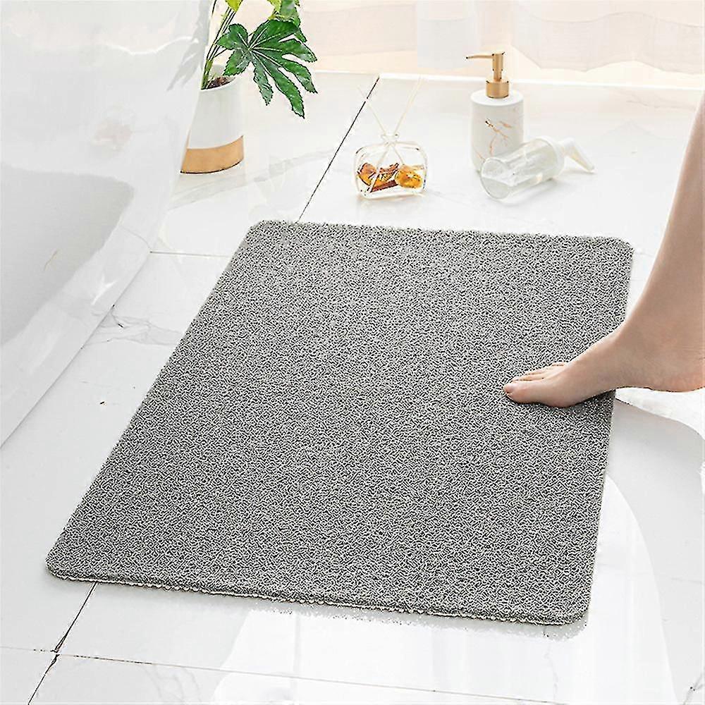 Duschmatte Für Die Dusche, Luffa-badematte, Rutschfest, Schimmelresistent, Pvc-badematte-4060cm