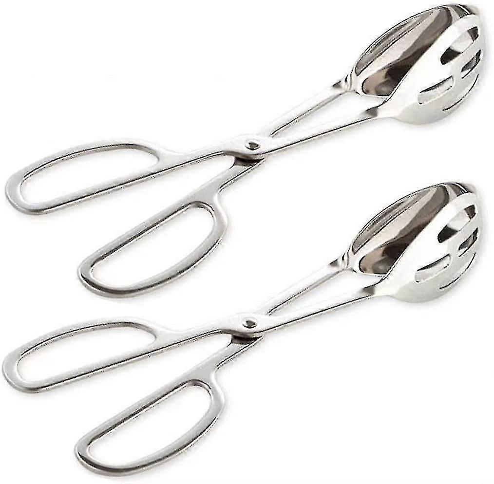 2er-pack Buffetzangen, Küchenzangen Aus Edelstahl, Servierzangen, Salatzangen