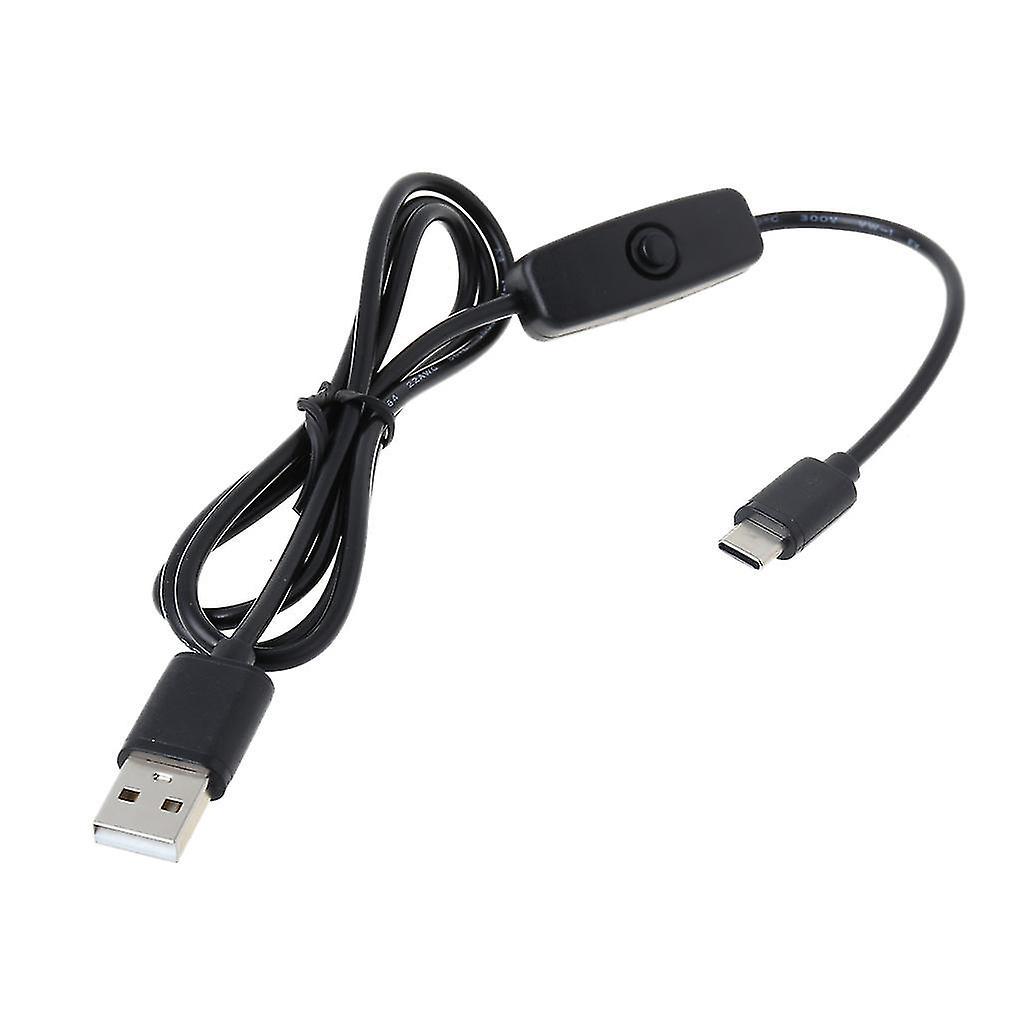 Usb-kabel Mit Ein-/ausschalter, Usb-auf-typ-c-kabel Für Usb-lampenlüfter