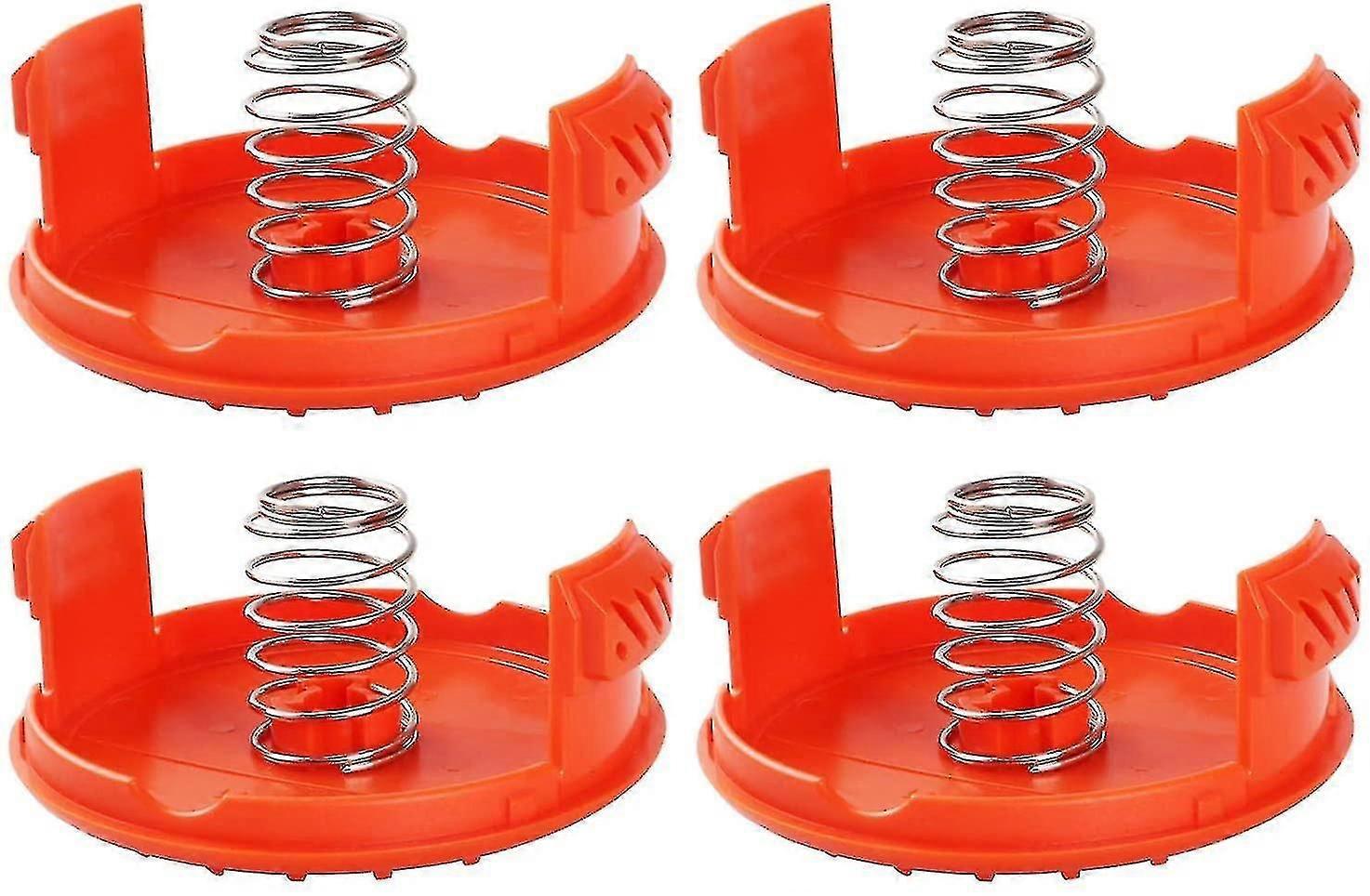 4 Spulenkappen + 4 Ersatzteile (s) Kompatibel Mit Black+decker Rc-100-p Rasentrimmer