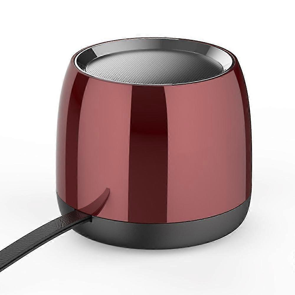 Mini-lautsprecher Aus Metall, Rund, Für Den Außenbereich, Heimcomputer, Bluetooth-lautsprecher