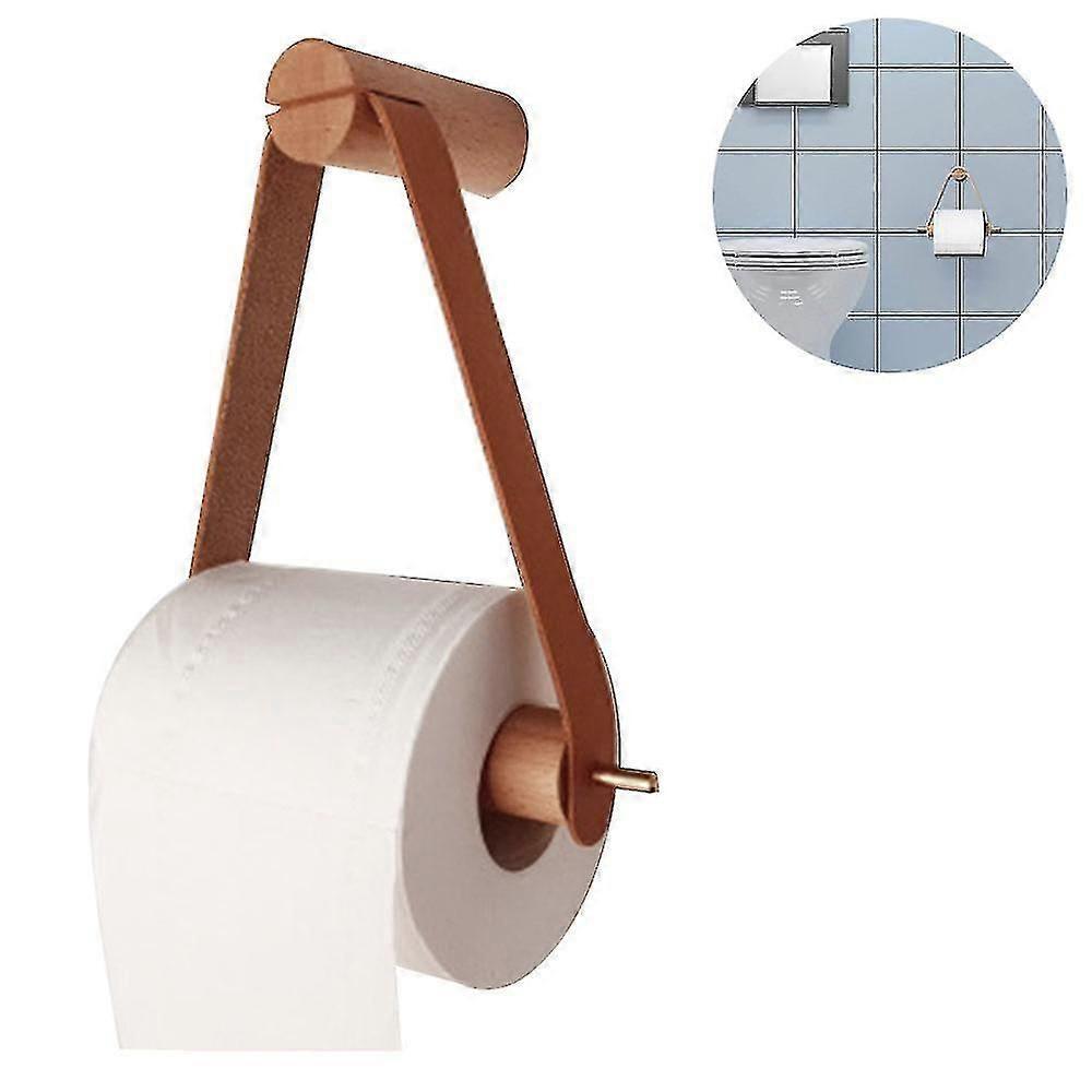 Toilettenpapierhalter Aus Holz, Toilettenpapierhalter Zur Wandmontage Im Badezimmer