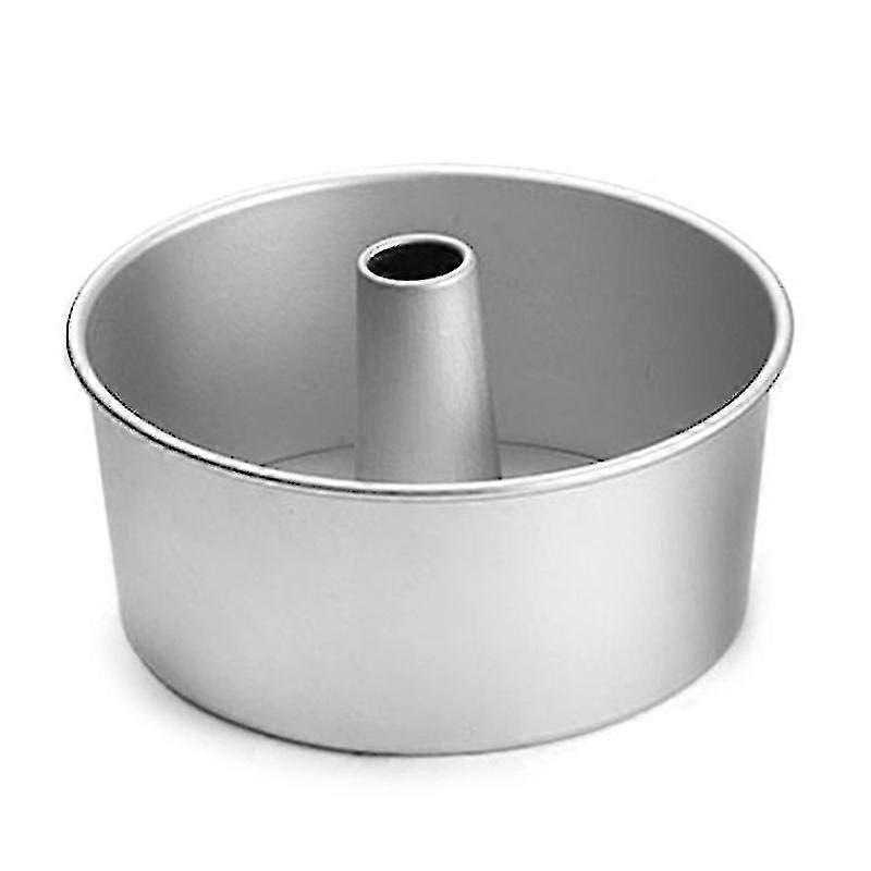 Runde Chiffon-kuchenform Aus Aluminiumlegierung (4 Oder 6 Zoll) Mit Herausnehmbarem Boden, Hohler Kaminkuchenform, Diy-backzubehör